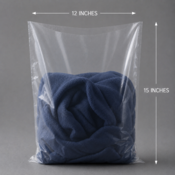 Polythene Bag 200 Gauge 300mm x 375mm
