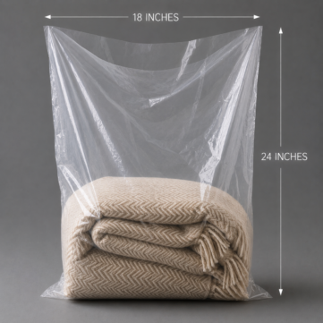 Polythene Bag 200 Gauge 450mm x 600mm
