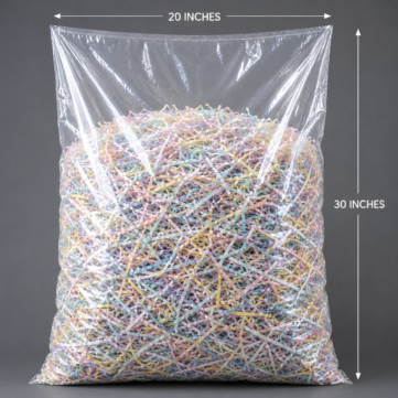Polythene Bags 100 Gauge 500mm x 750mm