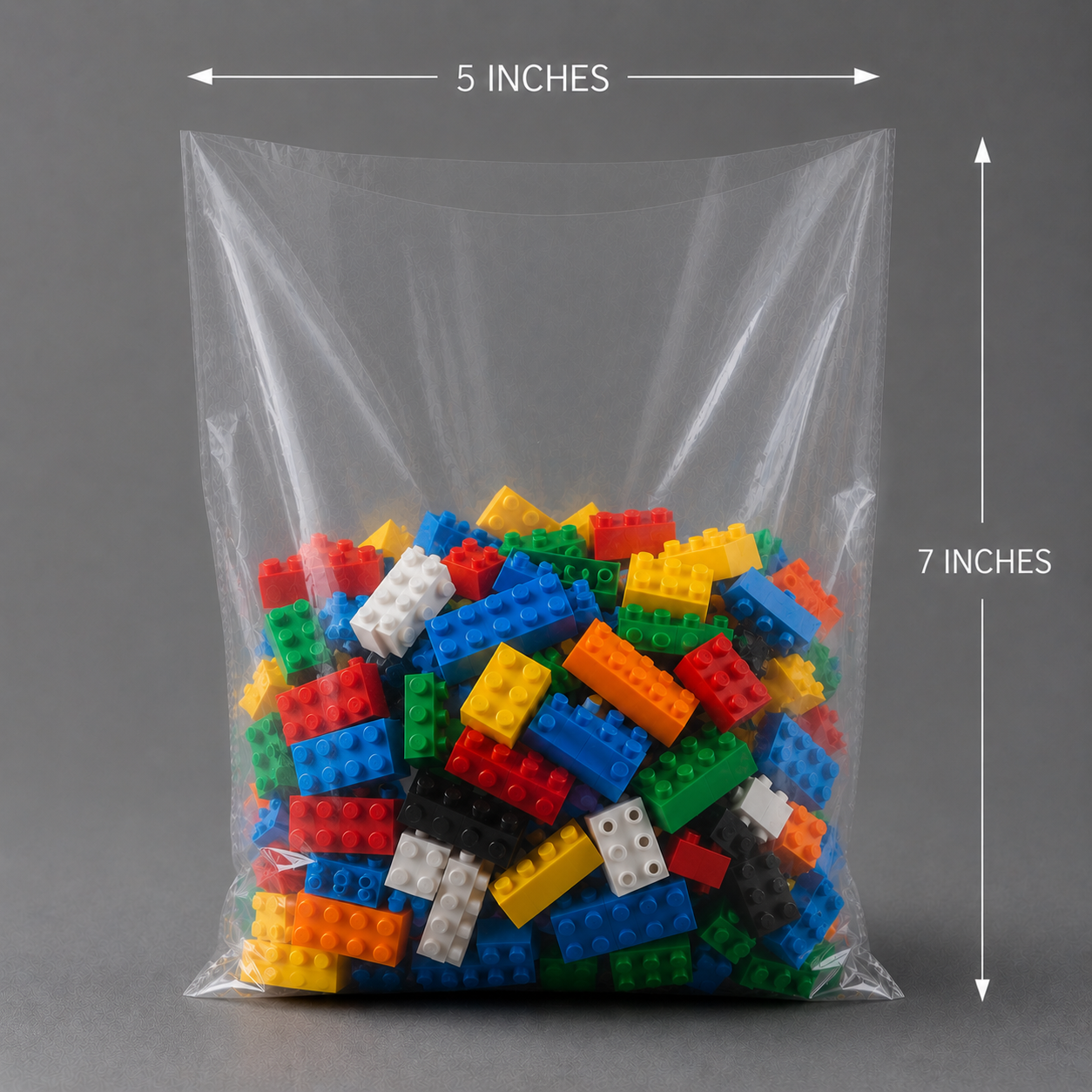 Polythene Bag 200 Gauge 125mm x 175mm