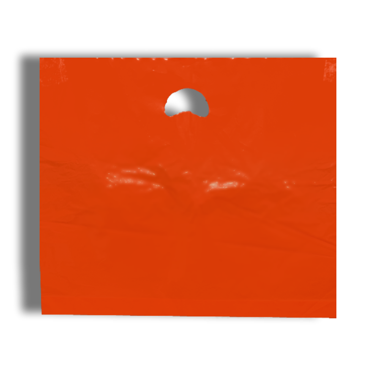Red Carrier Bag 550mm x 457mm + 75mm