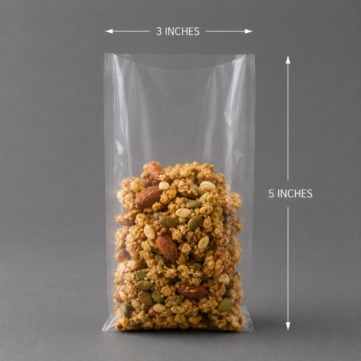 Polythene Bag 200 Gauge 75mm x 125mm