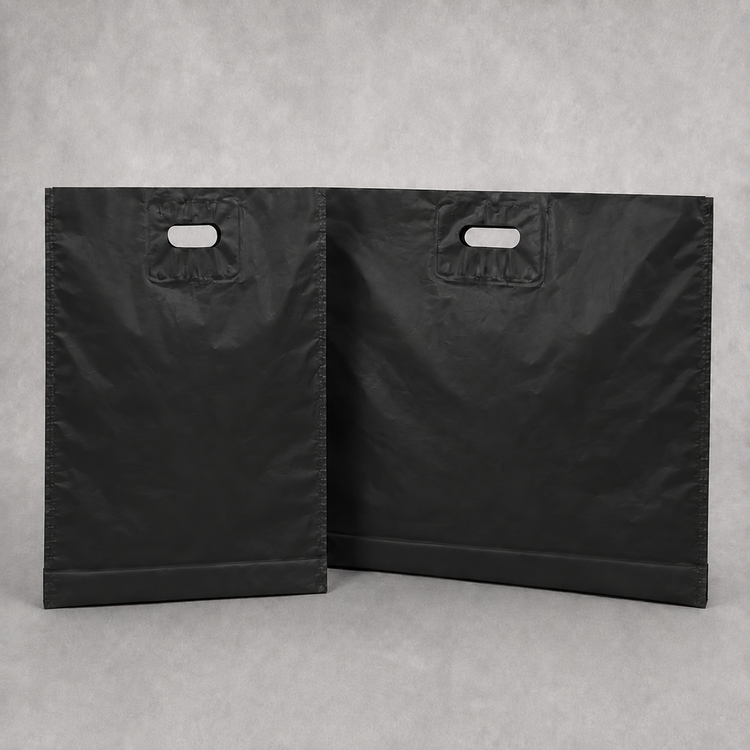 Black Plastic Carrier bags 1