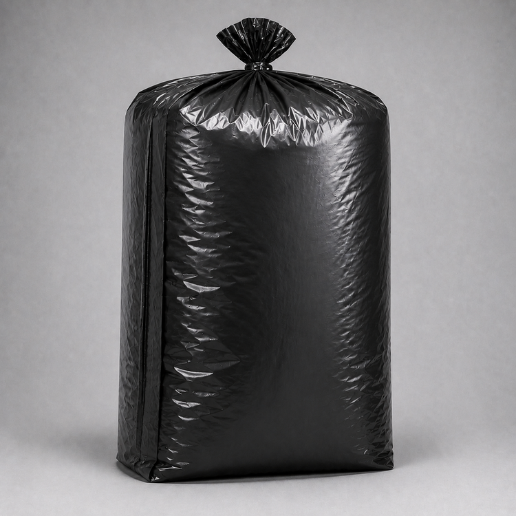black compactor sack 280g 22x33 5x47in 280 gauge no bottom gusset 750x750 1