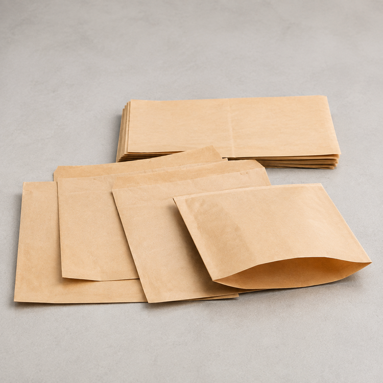 brown paper bags open-ended