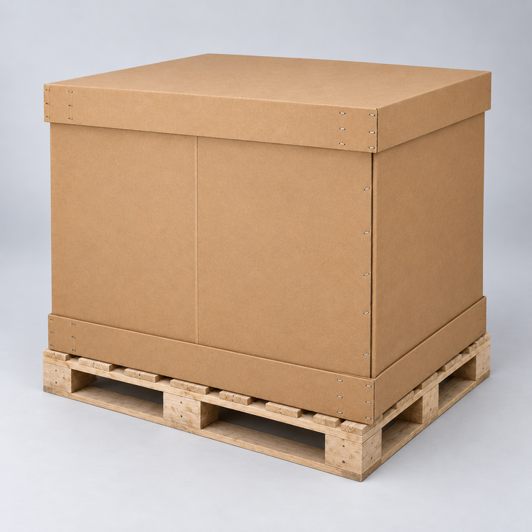 double wall pallet cartons 1190x990x910mm 750x750 1